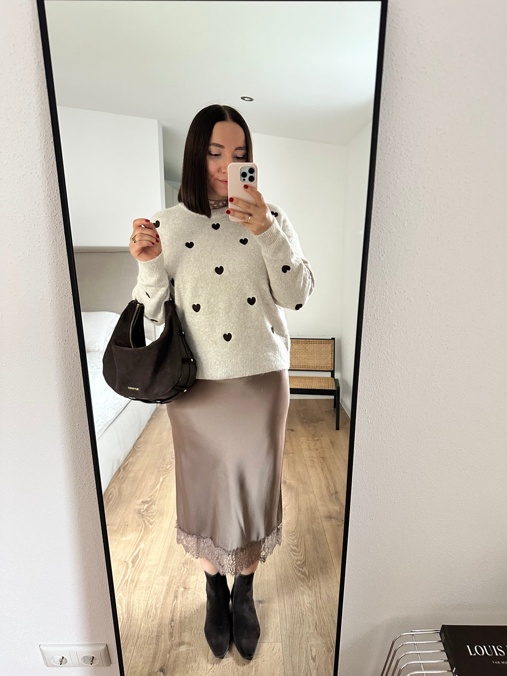 Effeny Pullover mit Herz-Stickereien
