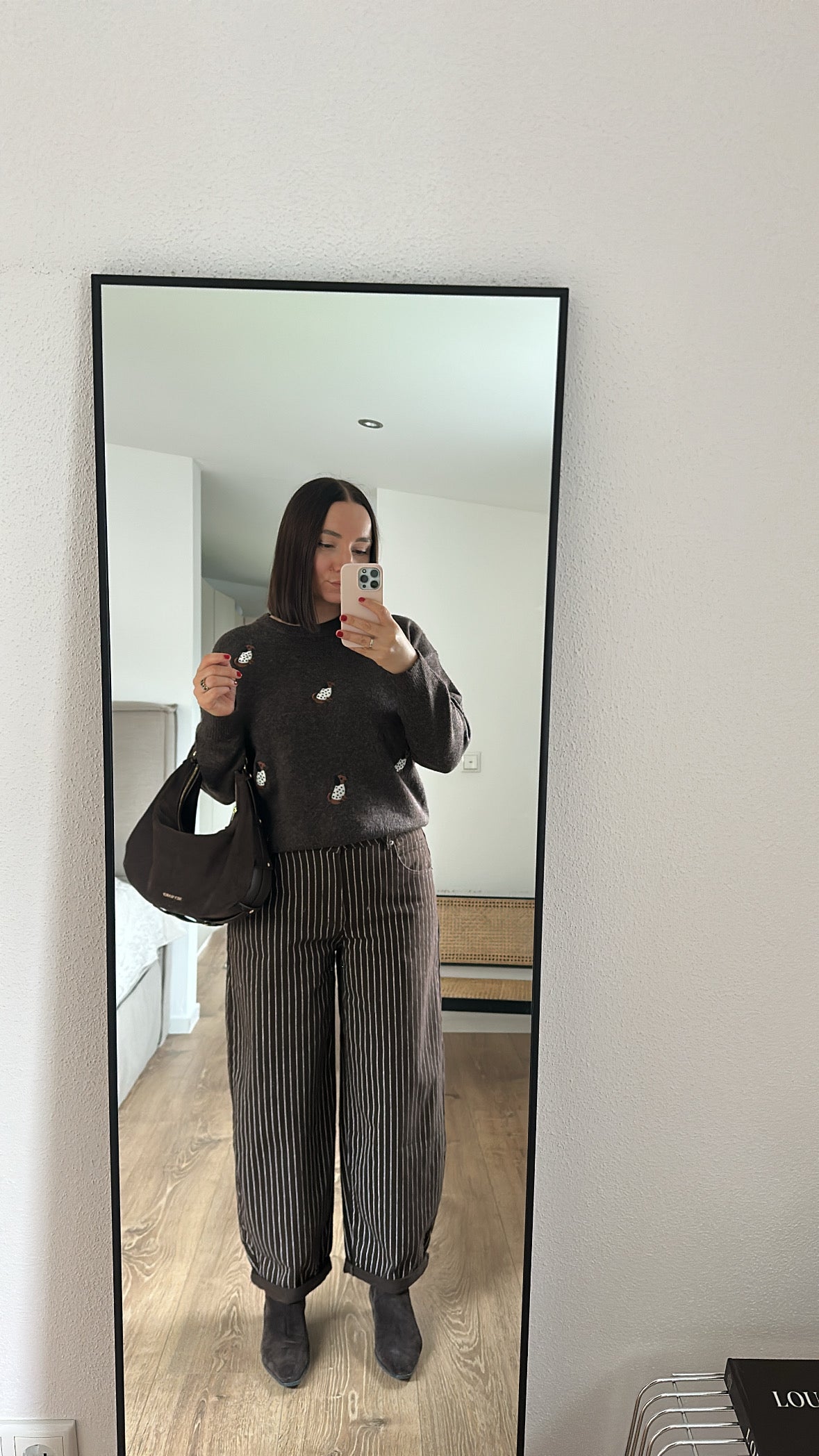 Effeny Pullover Dackel braun