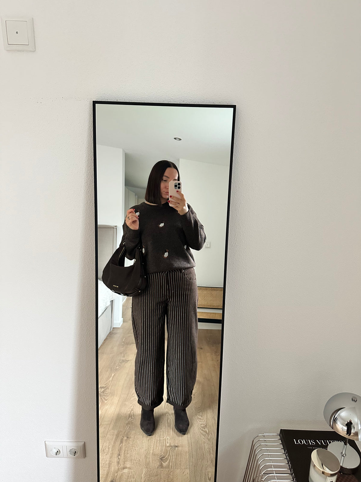Effeny Pullover Dackel braun