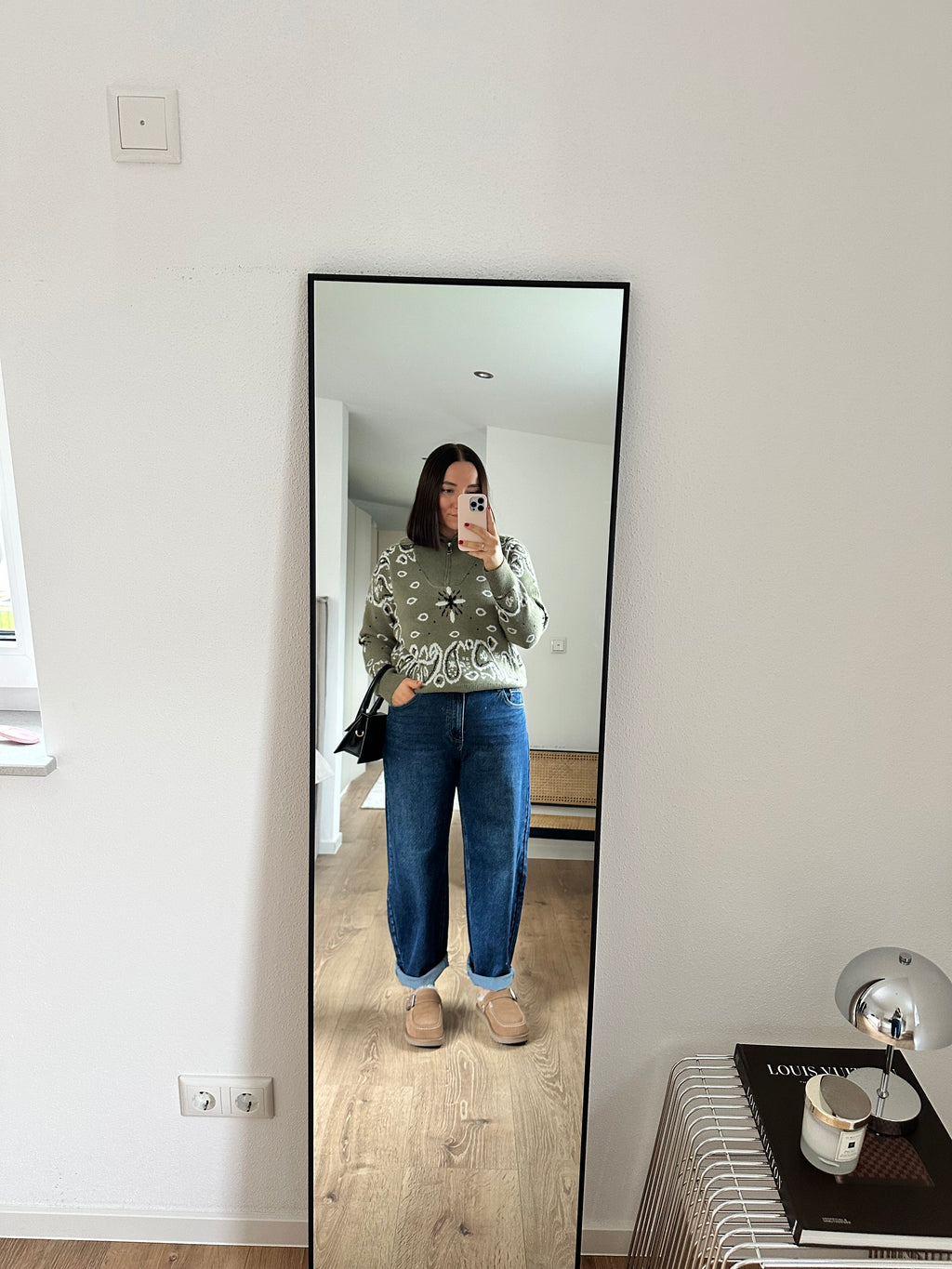 Effeny Half Sip Pullover Paisley