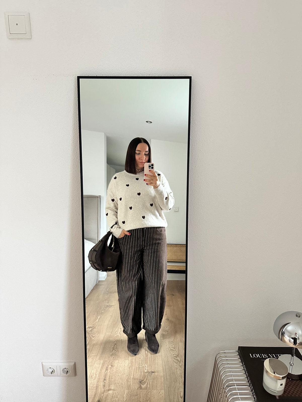 Effeny Pullover mit Herz-Stickereien