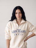 Kélie Fashion Teddy-Fleece Half Sip Sweatshirt