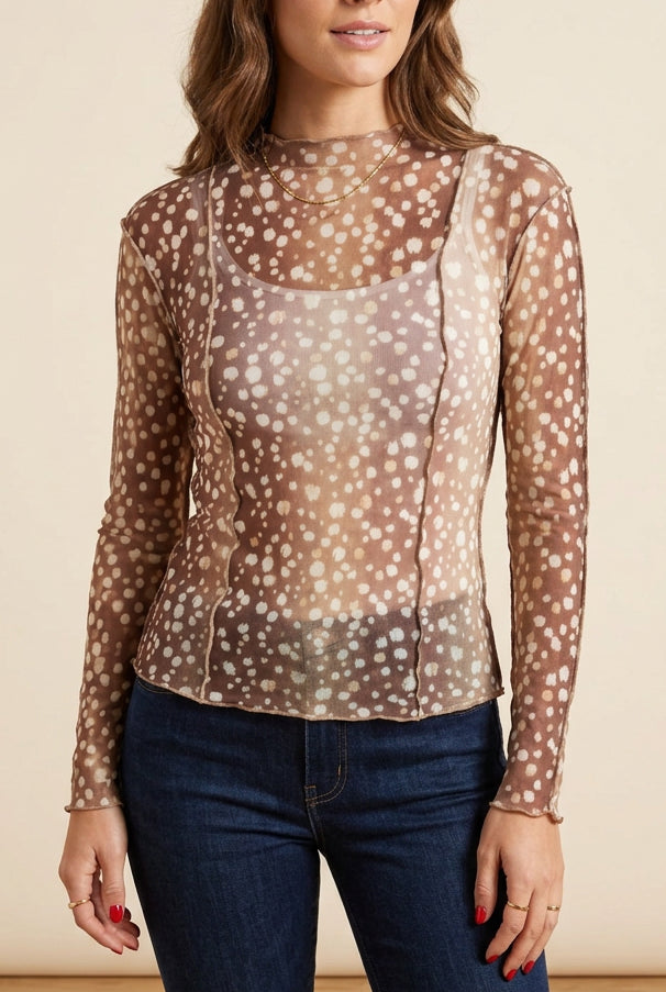 Drôle de copine Mesh-Shirt Bambi