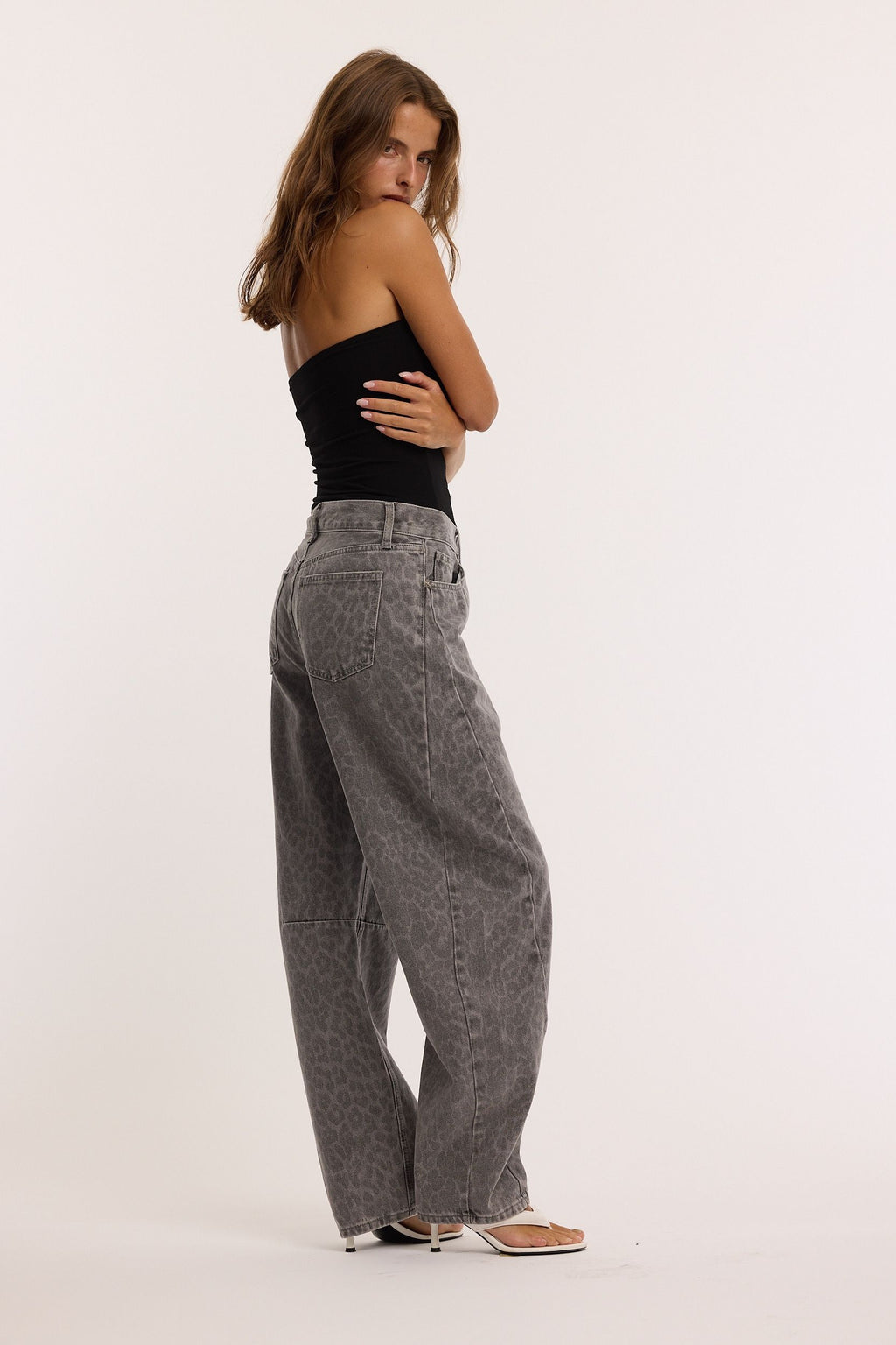 Redial Barell Jeans Leopard